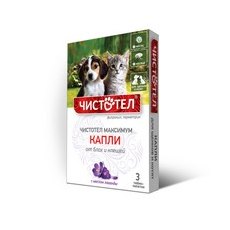 Чистотел Максимум / Капли для Щенков и Котят от Блох и Клещей