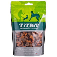 Titbit / Лакомство Титбит для собак Косточки мясные с Говядиной и сыром