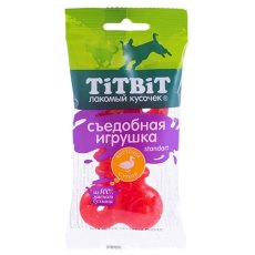 Titbit / Лакомство Титбит для собак Съедобная игрушка Standart Косточка с Уткой