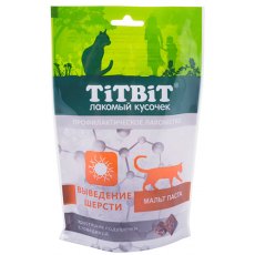 Titbit Хрустящие подушечки / Лакомство Титбит для кошек для Выведения шерсти