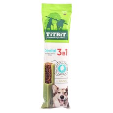 Titbit Dental 3в1 / Лакомство Титбит для собак Крупных пород с Мятой