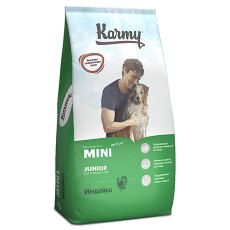 Karmy Junior Mini / Сухой корм Карми для Щенков Мелких пород до 1 года Индейка