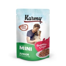 Karmy Junior Mini / Паучи Карми для Щенков Мелких пород Индейка в соусе (цена за упаковку)