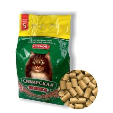 Сибирская Кошка / Наполнитель для кошачьего туалета Лесной