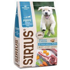Sirius / Сухой корм Сириус для Щенков и молодых собак Ягненок с рисом