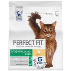 Perfect Fit Sterile / Сухой корм Перфект Фит для кастрированных котов и стерилизованных кошек Курица