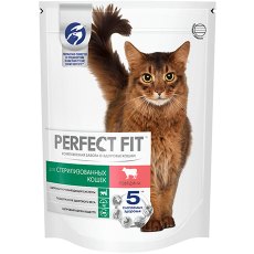 Perfect Fit Sterile / Сухой корм Перфект Фит для кастрированных котов и стерилизованных кошек Говядина