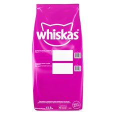 Whiskas / Сухой корм Вискас для взрослых кошек подушечки-паштет с Курицей и индейкой