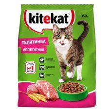 Kitekat Китикет Сухой корм для кошек Аппетитная Телятинка