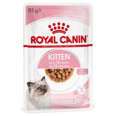 Royal Canin Kitten Instinctive Jelly / Влажный корм (Консервы-Паучи) Роял Канин Киттен Инстинктив для Котят в возрасте от 4 до 12 месяцев в Желе (цена за упаковку)
