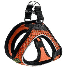 Hunter Hilo Comfort / Шлейка Хантер для собак сетчатый текстиль Оранжевая