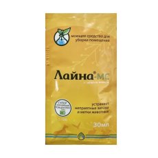 Лайна МС Концентрат / Моющее средство для уборки помещений Устраняет запахи и метки животных Мимоза