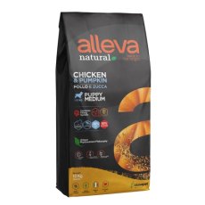 Alleva Natural Puppy Medium Chicken Pumpkin / Сухой корм Аллева для Щенков Средних пород Курица Тыква