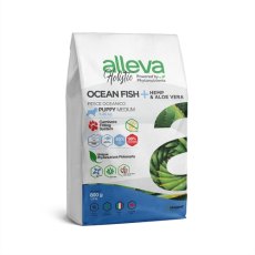 Alleva Holistic Puppy Medium Ocean Fish & Hemp Aloe vera / Сухой корм Аллева для Щенков Средних пород Океаническая рыба Алоэ вера Конопля