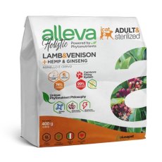 Alleva Holistic Adult Lamb Venison & Hemp Ginseng / Сухой корм Аллева для кошек Ягненок Оленина Конопля Женьшень