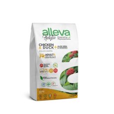 Alleva Holistic Adult Chicken Duck & Aloe vera Ginseng / Сухой корм Аллева для кошек Курица Утка Алоэ вера Женьшень
