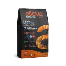 Alleva Natural Puppy Mini Medium Lamb & Pumpkin / Сухой корм Аллева для Щенков Мелких и Средних пород Ягненок Тыква