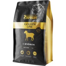 Четвероногий гурман Golden line / Сухой полнорационный корм для собак с Ягнёнком