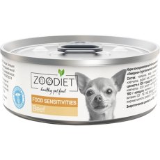 Zoodiet Food Sensitivities Beef / Консервы Зоодиет для собак с Чувствительным пищеварением Говядина (цена за упаковку)