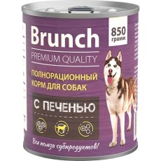 Brunch / Консервы Бранч для собак с Печенью (цена за упаковку)
