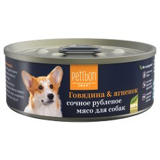 Petibon Smart / Консервы Петибон Смарт для собак Рубленое мясо Говядина Ягненок (цена за упаковку)
