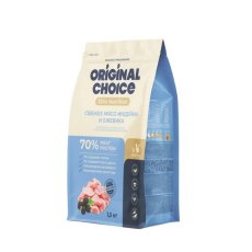 Original Choice Elite Nutrition Adult Sensitive Digestion / Сухой корм Ориджинал Чойс для взрослых кошек с Чувствительным пищеварением свежее мясо Индейки и Ежевика