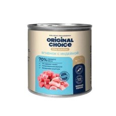 Original Choice Elite Nutrition Adult Mini / Влажный корм Ориджинал Чойс для собак мелких пород Ягненок с индейкой (цена за упаковку)