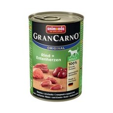 Animonda GranCarno Original Adult / Консервы Анимонда для собак с Говядиной и сердцем Утки (цена за упаковку)
