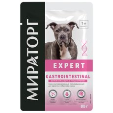 Мираторг Expert Gastrointestinal / Влажный корм Паучи для взрослых собак всех пород Бережная забота о пищеварении