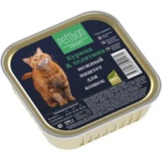 Petibon Smart / Консервы Петибон Смарт для кошек Паштет Курица & Телятина (цена за упаковку)