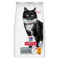 Hills Science Plan Sterilised Mature Adult 7+ / Сухой корм Хиллс для Пожилых Стерилизованных кошек старше 7 лет Курица