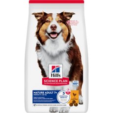 Hills Science Plan Mature Adult 7+ Medium Chicken / Сухой корм Хиллс для собак Средних пород старше 7 лет Курица