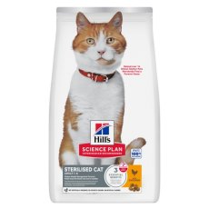Hills Science Plan Sterilised Cat / Cухой корм Хиллс для Стерилизованных кошек и Котят от 6 месяцев Курица