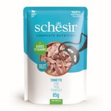 Schesir Tuna / Влажный корм Паучи Шезир для кошек Тунец (цена за упаковку)