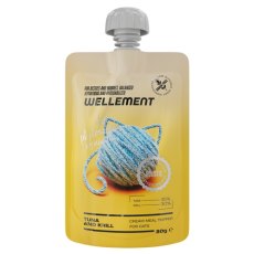 Wellement / Лакомство Велемент для кошек  кремовый топпинг Тунец и криль