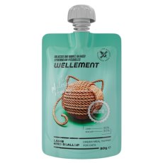 Wellement / Лакомство Велемент для кошек кремовый топпинг Ягненок и морской гребешок