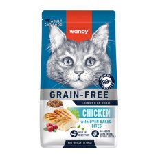 Wanpy / Сухой корм Ванпи беззерновой для взрослых кошек с Курицей