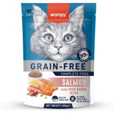 Wanpy / Сухой корм Ванпи беззерновой для взрослых кошек с Лососем