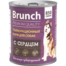 Brunch / Консервы Бранч для собак с Сердцем (цена за упаковку)