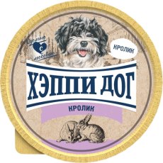 Happy Dog NaturLine / Паштет Хэппи Дог для собак Кролик (цена за упаковку, Россия)