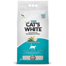 Cat's White Marseille Soap Scented / Комкующийся наполнитель Кэтс Уайт для кошачьего туалета с ароматом Марсельского мыла