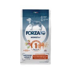 Forza10 MonoDiet Adult Medium / Сухой Монобелковый корм Форза для взрослых собак Средних пород с Кониной и горохом