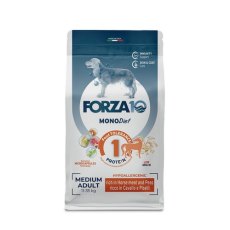 Forza10 MonoDiet Adult Medium / Сухой Монобелковый корм Форза для взрослых собак Средних пород с Кониной и горохом