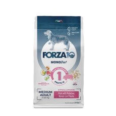 Forza10 MonoDiet Adult Medium / Сухой Монобелковый корм Форза для взрослых собак Средних пород со Свининой и картофелем