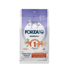 Forza10 MonoDiet Adult Mini Toy / Сухой Монобелковый корм Форза для взрослых собак Мелких и Миниатюрных пород с Кониной и горохом