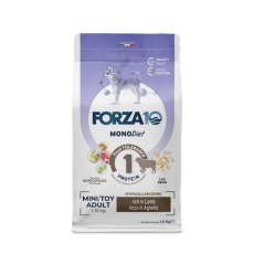 Forza10 MonoDiet Adult Mini Toy / Сухой Монобелковый корм Форза для взрослых собак Мелких и Миниатюрных пород с Ягнёнком и рисом