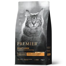 Premier Adult Large Fresh Lamb & Turkey / Сухой корм Премьер для взрослых кошек Крупных пород Свежее мясо Ягненка с индейкой
