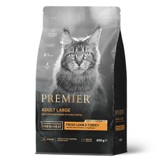 Premier Adult Large Fresh Lamb & Turkey / Сухой корм Премьер для взрослых кошек Крупных пород Свежее мясо Ягненка с индейкой