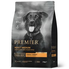 Premier Adult Medium Fresh Turkey / Сухой корм Премьер для взрослых собак Средних пород Свежее мясо Индейки
