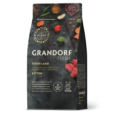 Grandorf Fresh Kitten Lamb & Sweet Potato / Сухой Беззерновой корм Грандорф для Котят Ягненок батат